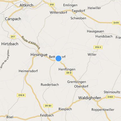 Plan d'acces Bettendorf
